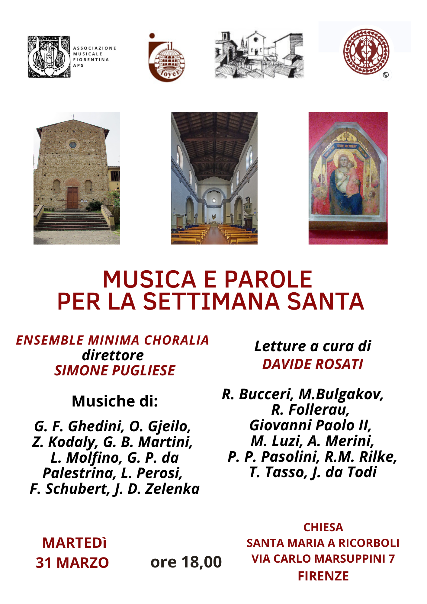 Musica e parola per la settimana santa